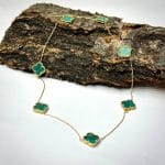 گردنبند ونکلیف سبز