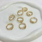 انگشتر سنگ گل