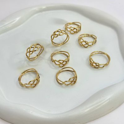 انگشتر سنگ گل